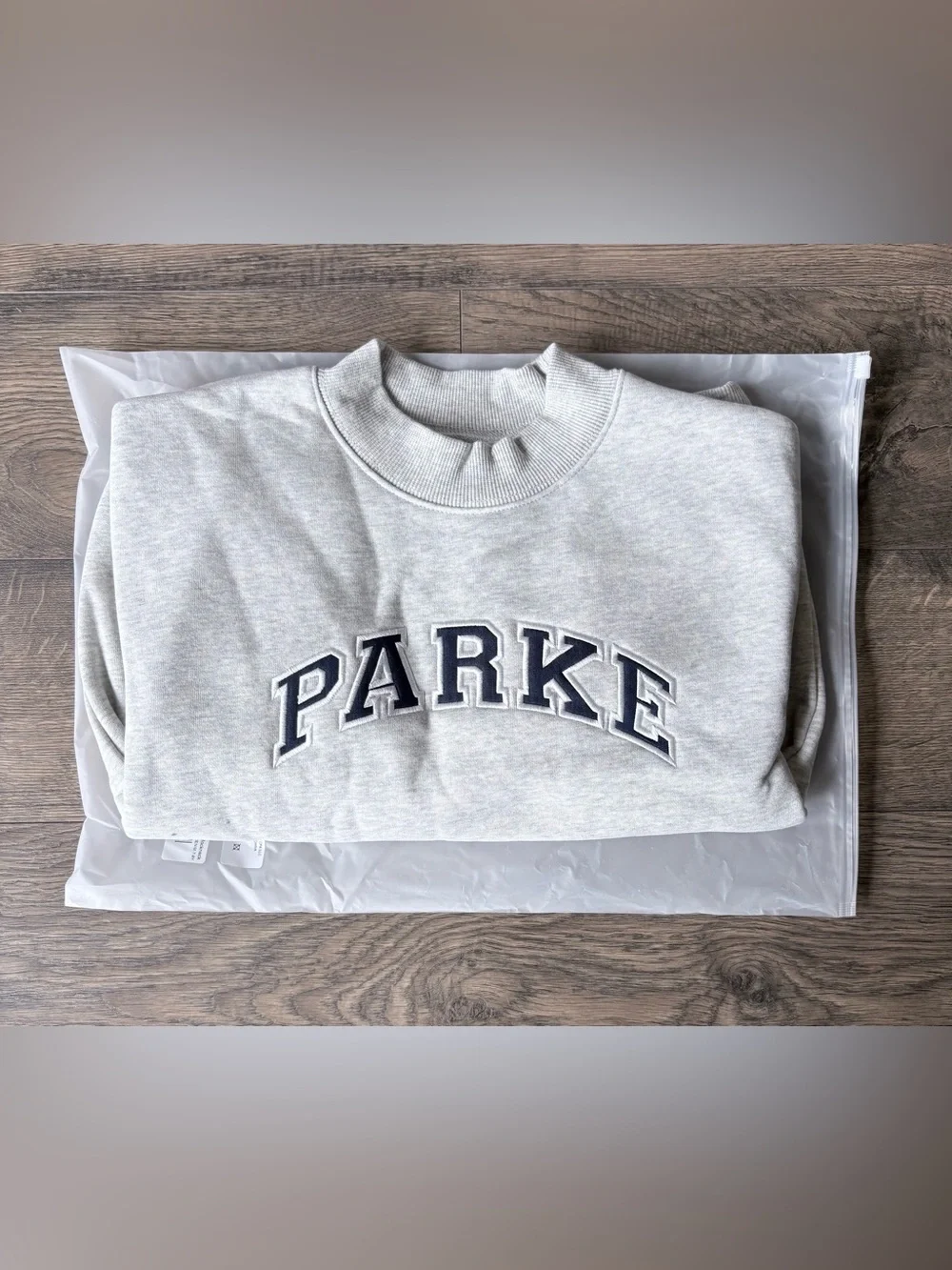 Kids Parke OG Varsity Mockneck Classic Grey/Denim 7-8Y - Picture 2 of 7